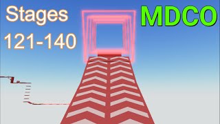 Masters Difficulty Chart Obby Challenging Stages 121140 [upl. by Olimac]