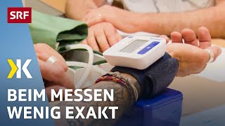 Blutdruckmessgeräte im Test Viele Geräte messen ungenau  2019  Kassensturz  SRF [upl. by Hallvard]