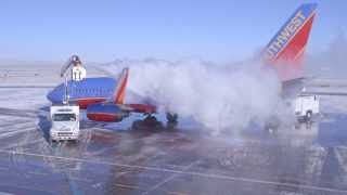 Southwest Airlines How we deIce a plane [upl. by Amrita]