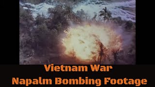 VIETNAM WAR F105 NAPALM BOMBING MISSIONS RAW FOOTAGE SILENT XD31101 [upl. by Rodl]