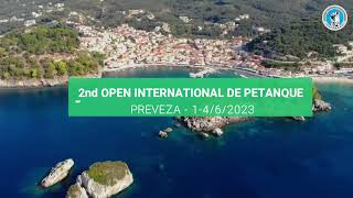 Promotion video 2nd OPEN TOURNAMENT Petanque PREVEZA 14 June 2023 [upl. by Christa]