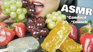 ASMR CANDIED FRUITS Tanghulu HONEYCOMB  ALOE VERA CRACKLING EATING SOUNDS No Talking  SASASMR [upl. by Inasah230]