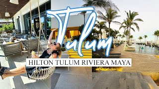 Hilton Tulum Riviera Maya Resort Tour  Tulum Mexico [upl. by Anuqahs134]