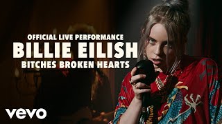 Billie Eilish  bitches broken hearts Official Live Performance  Vevo LIFT [upl. by Aisetra]