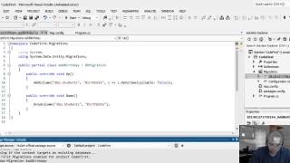 Entity Framework 50  Code First Migrations  How to update a database schema Part 2 of 2 [upl. by Aiyn677]