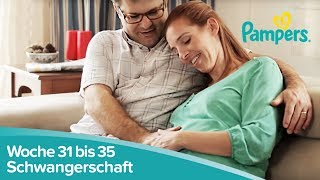 Schwangerschaftswoche 31 bis 35  Vorbereitungen zur Geburt  Pampers [upl. by Ativad]