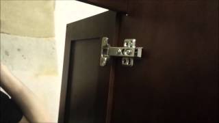 How to Adjust Cabinet Door Hinges [upl. by Iohk]