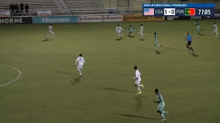 Francisco Conceição vs USA U17 Friendly 281118 [upl. by Lenka]