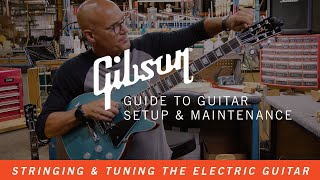 How To Change Guitar Strings amp Tune Your Electric Guitar [upl. by Farmann]