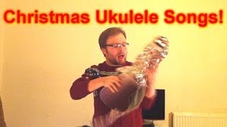 How To Play Three Easy Christmas Songs on The Ukulele [upl. by Fowle]