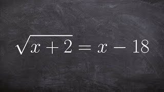 Math Tutorial for Solving Radical Equations [upl. by Ebner]