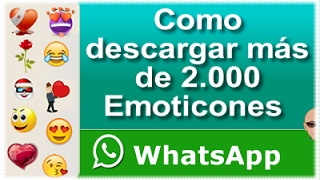 EMOTICONES para WHATSAPP 100 Gratis [upl. by Arielle337]