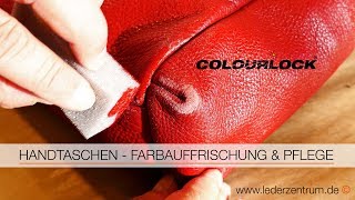 HANDTASCHEN LEDERPFLEGE Anleitung  COLOURLOCK [upl. by Aubrie861]