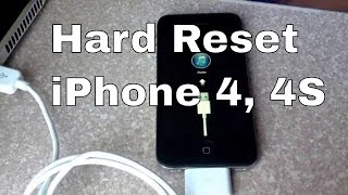 How to Hard reset iPhone 4S through recovery mode [upl. by Goldstein]