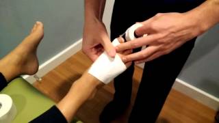 How to tape the big toe MTP joint [upl. by Aelahs]