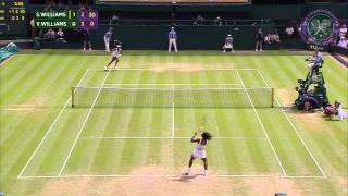 2015 Day 7 Highlights Serena Williams vs Venus Williams [upl. by Eetak]