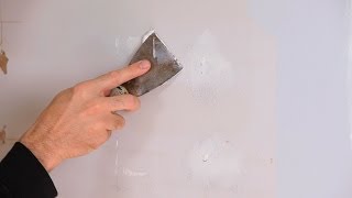 How to Fix Small Holes  Drywall Repair [upl. by Neysa]