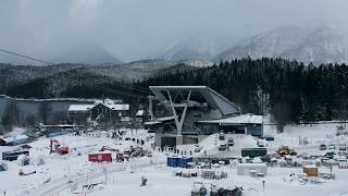 Zeitraffer Talstation  Seilbahn Zugspitze [upl. by Ermentrude]