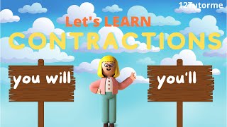 Learn to Read Contractions I Contraction Practice [upl. by Regina]