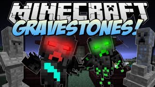 Minecraft  GRAVESTONES Wither Catacombs  Mod Showcase 162 [upl. by Grogan891]