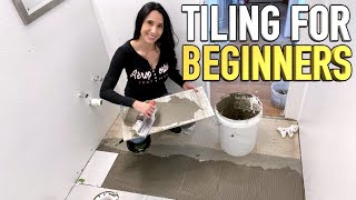 How to Tile a Floor for Beginners [upl. by Elbert246]