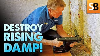 Easy DIY Solution to Treat Rising Damp in Walls [upl. by Wordoow50]