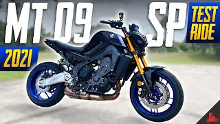 2021 Yamaha MT09 SP Test Ride [upl. by Solahcin]