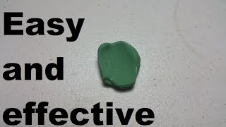 Smoothing sculpey and polymer clay  Easy to do [upl. by Portugal]