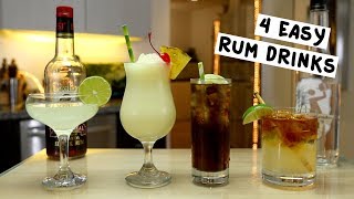 Four Easy Rum Drinks [upl. by Lorianne]