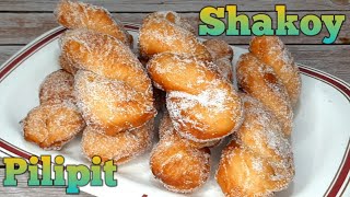 PILIPIT  BITSO BITSO  SHAKOY  Twisted Deep Fried Doughnuts [upl. by Anrahc564]