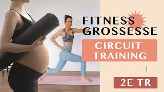 SPORT GROSSESSE  2ND TRIMESTRE  CIRCUIT TRAINING [upl. by Hcirteid]