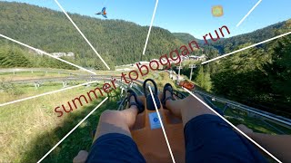 FAST summer toboggan run  Vogesen La Bresse [upl. by Lynnet480]