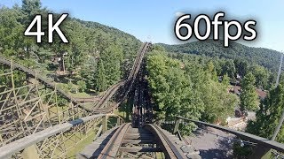 Phoenix front seat onride 4K POV 60fps Knoebels Amusement Park [upl. by Rutger]