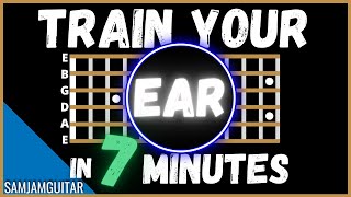 Interval EAR TRAINING For Guitar In 7 MINUTES  Using Song Examples To Achieve Relative Pitch [upl. by Silra]