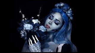 Corpse Bride Halloween Makeup Tutorial [upl. by Ahsema]