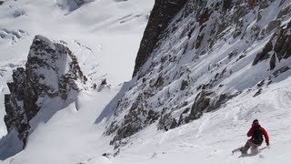 SkiSnowboard Descent Macho Couloir Chamonix PERFECT Conditions  A Window Into Our World Ep3 [upl. by Tye]