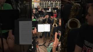 8thGrade Saxophone Player Burns Through Flight Of The Bumblebee [upl. by Brezin]