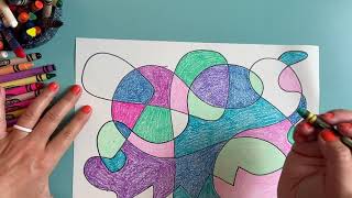 Scribble Drawing Art Lesson for Kids [upl. by Beulah]