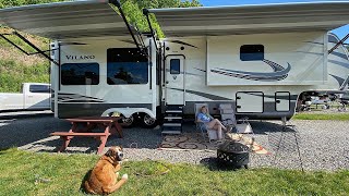 RV TRAILER How to build a Gravel parking pad in 4 EASY steps [upl. by Almeida]