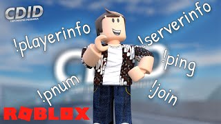 Commands amp Perintah Yang Dapat Kalian Gunakan  CDID Revamp Roblox Indonesia [upl. by Zola713]