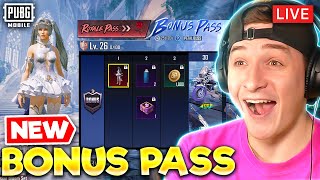 MAXING NEW BONUS PASS LIVE PUBG MOBILE [upl. by Campman659]