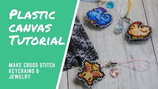 Plastic Canvas Trinkets  Cross Stitch Tutorial [upl. by Herschel]