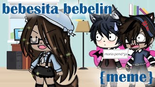 bebesita bebelin meme la negrita uwu gacha life [upl. by Kery388]