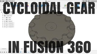 How to Design a Cycloidal Disk in Fusion 360 [upl. by Arreik767]