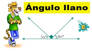 🥎 Ejercicio Sobre ÁNGULO LLANO  Ejemplos incluidos [upl. by Mushro]