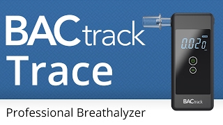 BACtrack® Trace Professional Breathalyzer  Official Product Video [upl. by Annaeoj]