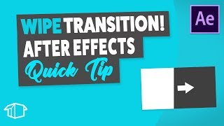 Layer Wipe Transition  After Effects Tutorial Quick Tip [upl. by Airotnahs982]