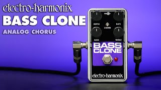 ElectroHarmonix Bass Clone Chorus Pedal [upl. by Aisa]