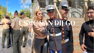 MCRD San Diego Marine 2022 VLOG [upl. by Ecyrb]