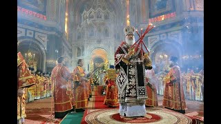 Orthodox Patriarchate of Moscow  Paschal Midnight Divine Liturgy [upl. by Ennayrb]